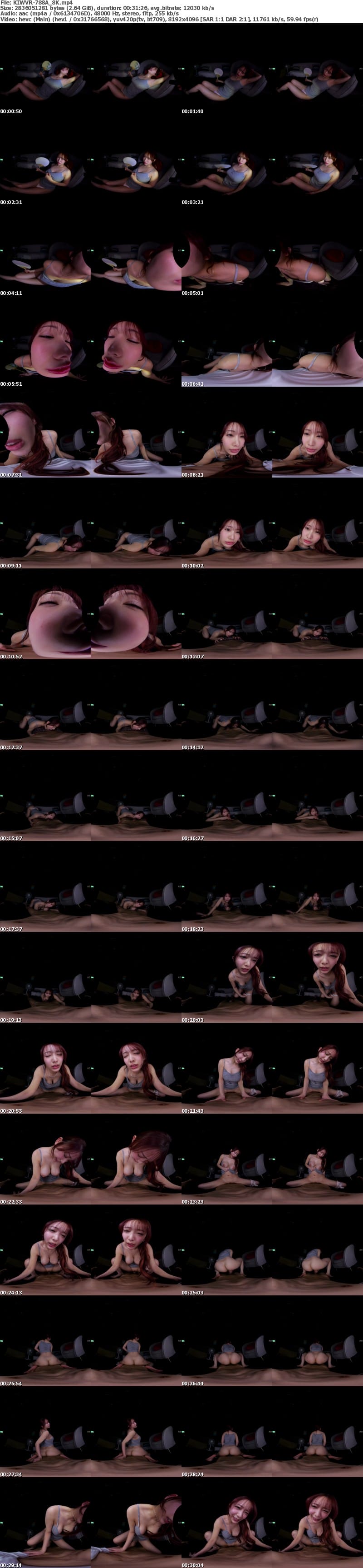 [虛擬實境VR] KIWVR-788 【VR】【8K】真夏の暑い夜…30日間禁欲生活していた会社の爆尻爆乳の先輩が僕の汗に発情し馬乗りになって襲ってきた発情イキ狂いSEX 弥生みづき