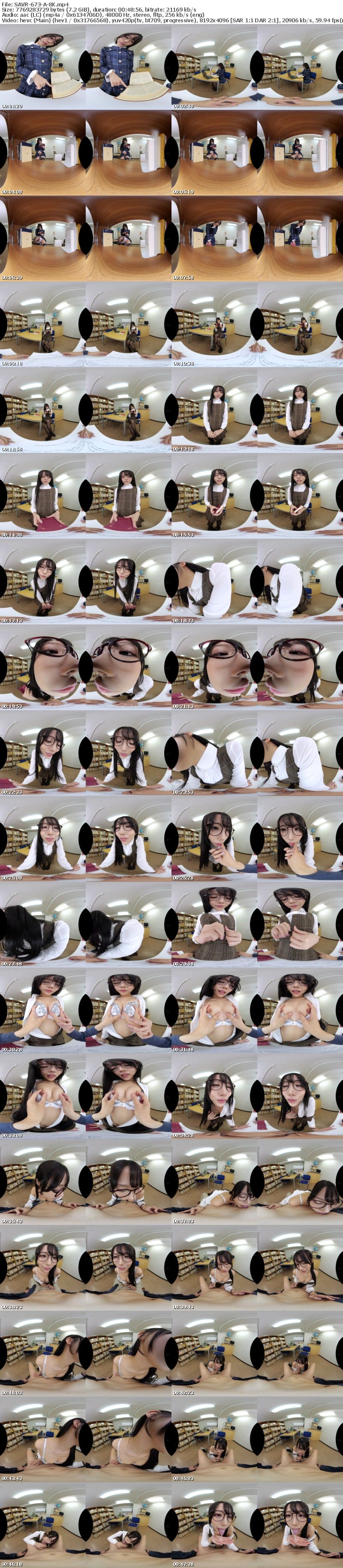 [虛擬實境VR] SAVR-673 【VR】むっつり文学部女子の淫語研究。純文学の卑猥な文章を教授とたどり、秘めたエロスを覚醒させる淫らな囁き。 尾崎えりか