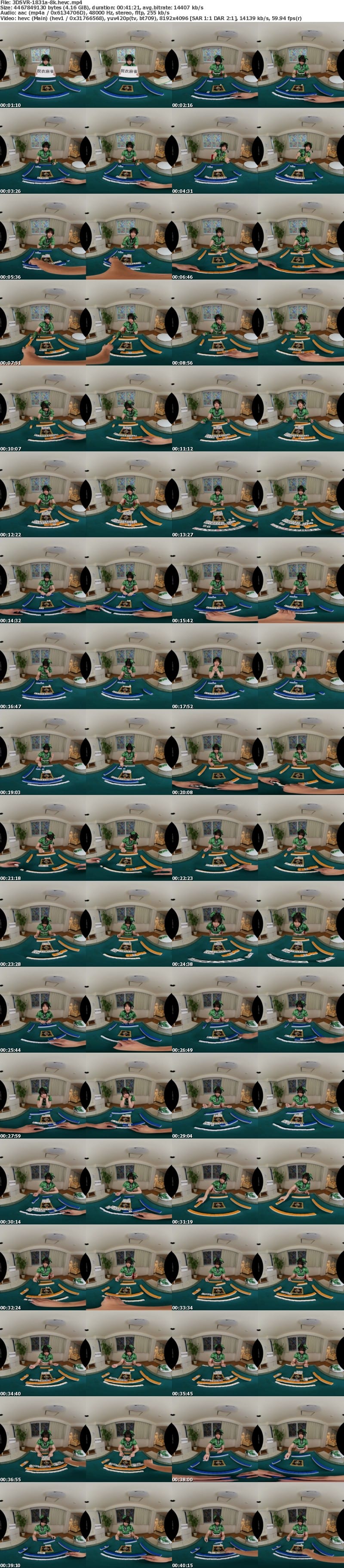 [虛擬實境VR] 3DSVR-1831 【VR】【8K】脱衣麻雀ファイト！可愛いアイドル雀士を負かしてえっちしまくる！ 花狩まい