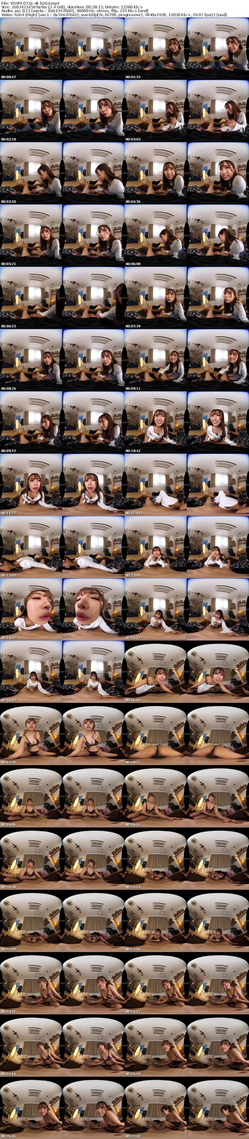 [虛擬實境VR] VOSM-072 【VR】HQ劇的超高画質 最大Mcupの巨乳痴女の理性がブッ飛ぶ責め！エロすぎお姉さんに淫語全開で全精液をヌカれる BEST 660分以上