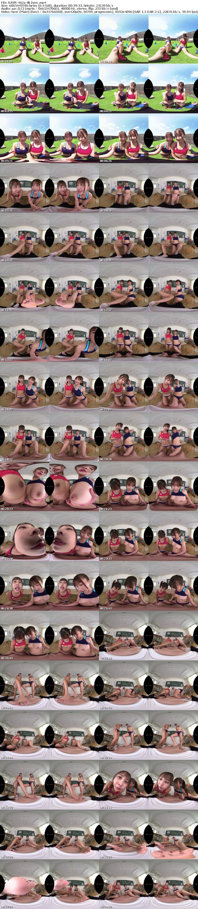 [虛擬實境VR] KAVR-462 【VR】健康的な肉体美がエロい陸上女子部員が媚薬誤飲！？無尽蔵のスタミナで爆速杭打ち中出し騎乗位 那津乃ちなみ 凰華りん