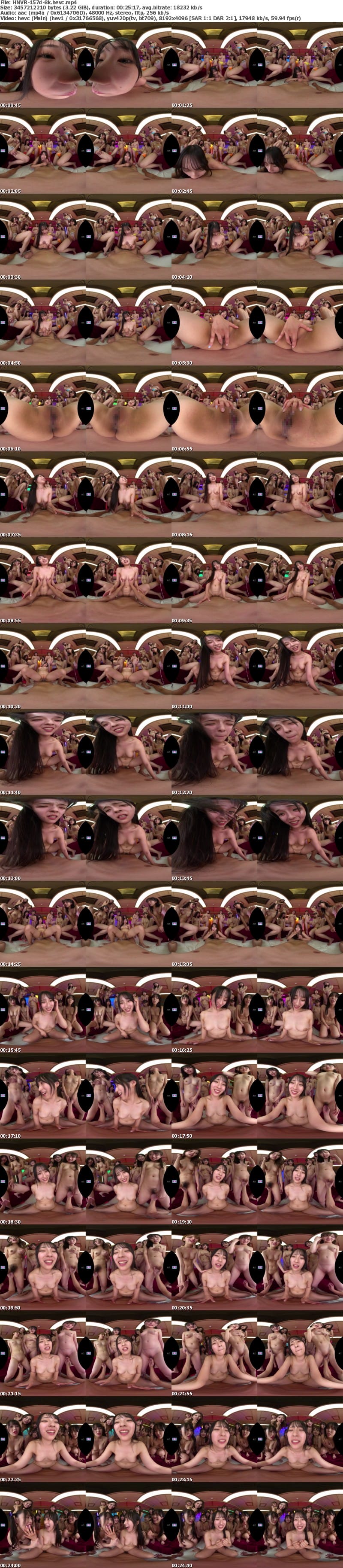 [虛擬實境VR] HNVR-157 【VR】ドキッ！水着ポロリあり！女だらけの中出しバトルロワイヤル 僕との中出しSEXできる権利をかけて12人の女の子がガチンコ勝負！！