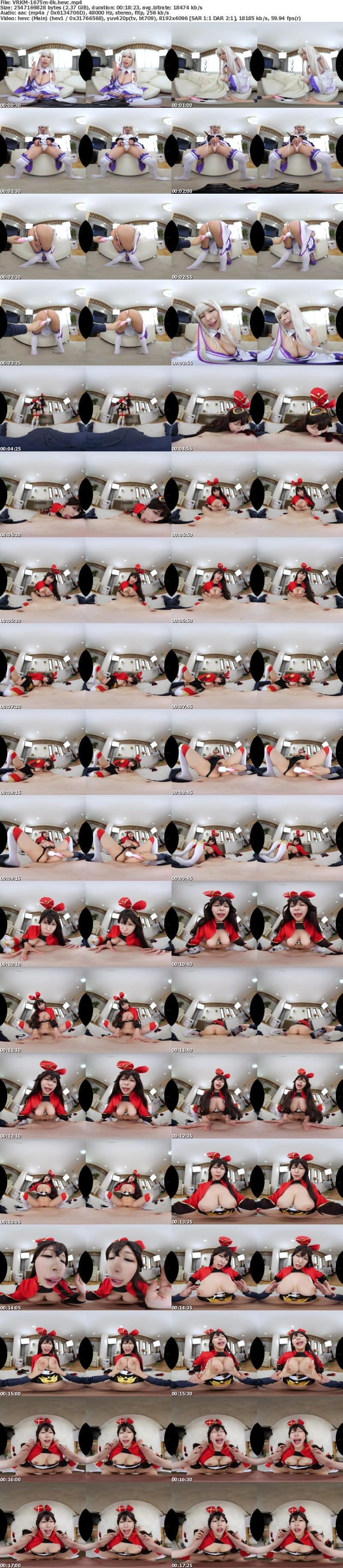 [虛擬實境VR] VRKM-1675 【VR】15人の絶叫絶頂フルコース！淫乱メス堕ちTHE覚醒 BEST300分