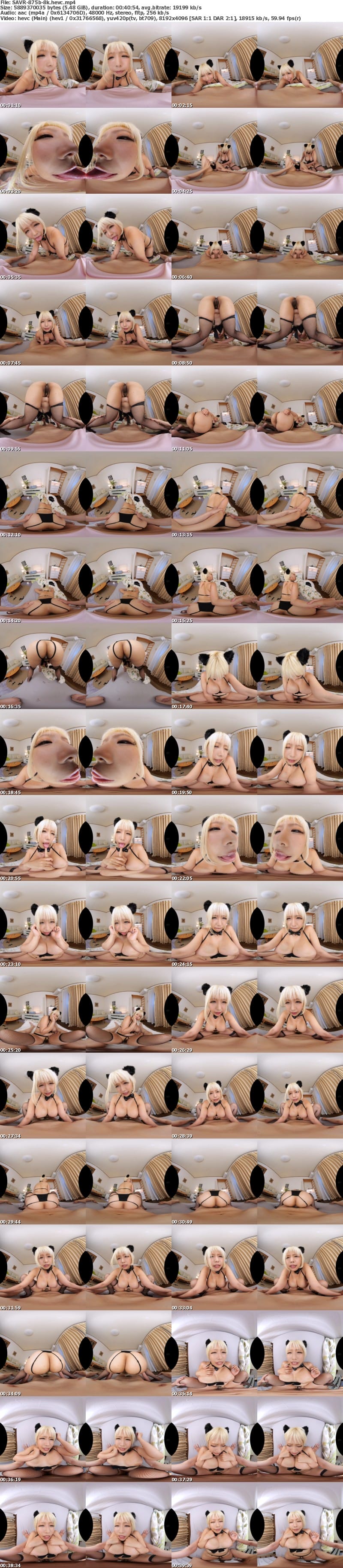 [虛擬實境VR] SAVR-875 【VR】爆乳の黒猫ちゃんにペロペロされて。大きなおっぱいを揺らし甘えてくる最高の生活。 乙アリス