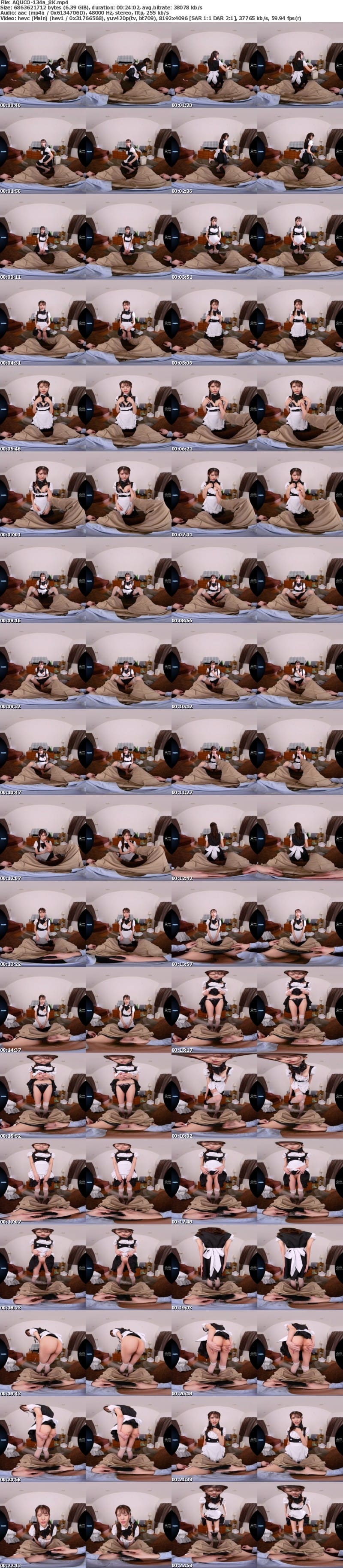 [虛擬實境VR] AQUCO-134 【VR】メイドハラスメント いいなりメイドの軽蔑の眼差しで僕のおちんちんは何度でも甦る 花衣つばき