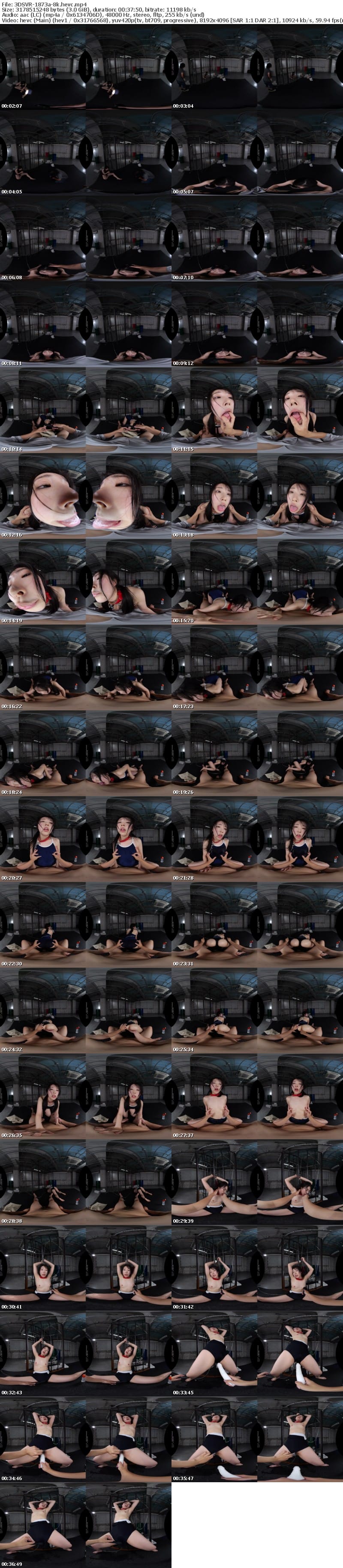 [虛擬實境VR] 3DSVR-1873 【VR】【8K】脱法スク水ヘルス 親無し、家無し、会話不能でヤク中。本能だけで身体を売って暮らす少女。 皆月ひかる