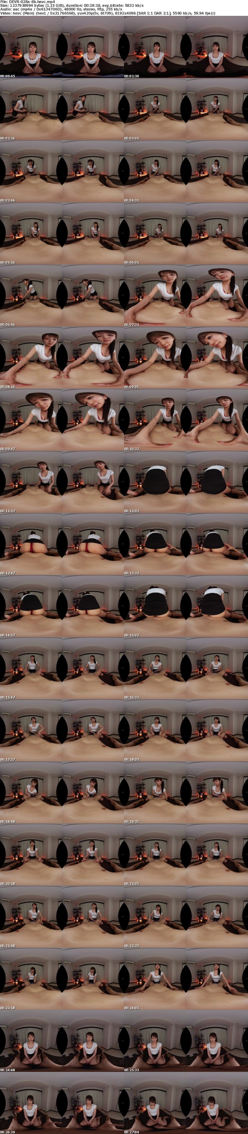 [虛擬實境VR] DEVR-028 【VR】本番禁止のマンション型メンズエステで生本番できちゃいました。 蒼乃美月