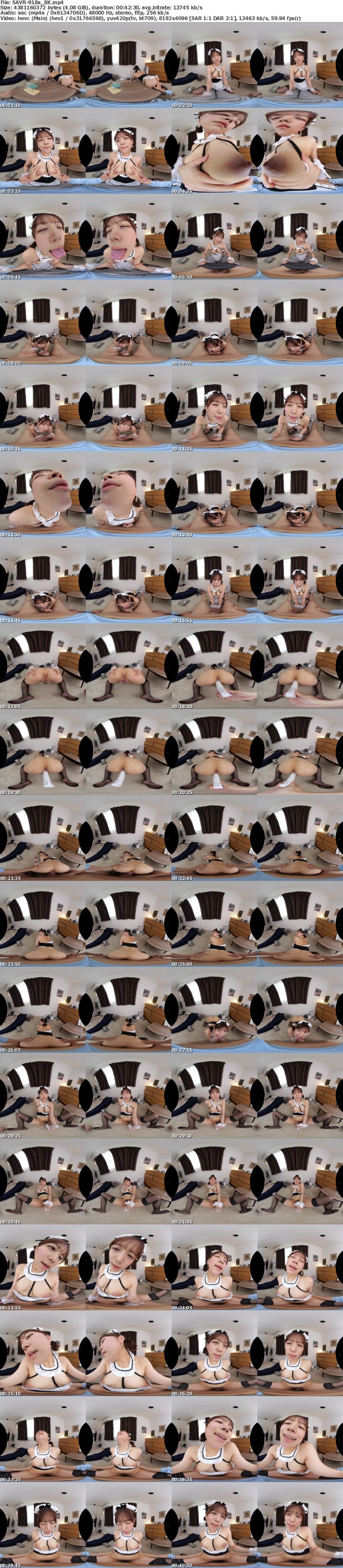 [虛擬實境VR] SAVR-918 【VR】全身舐め 濃厚なキス いいなり なんでもOK 全裸変態メイド 中出し無制限