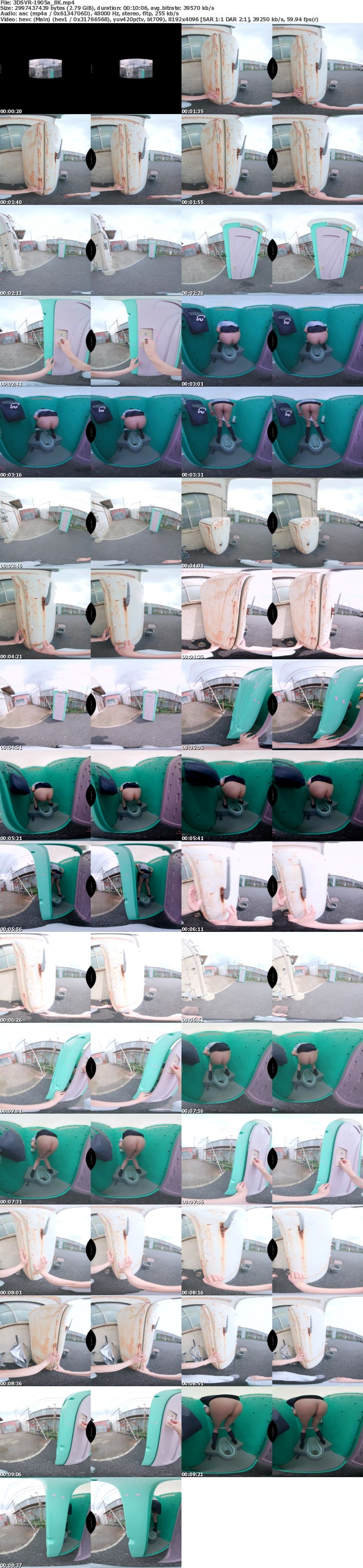 [虛擬實境VR] 3DSVR-1905 【VR】【8K】我慢できず建設現場の仮設トイレを無断で使ったJ●に鬼イラマでお仕置きレ●プ 尿意に抗えず迷い込んだのは鍵が壊れたワケありトイレでした… 依本しおり