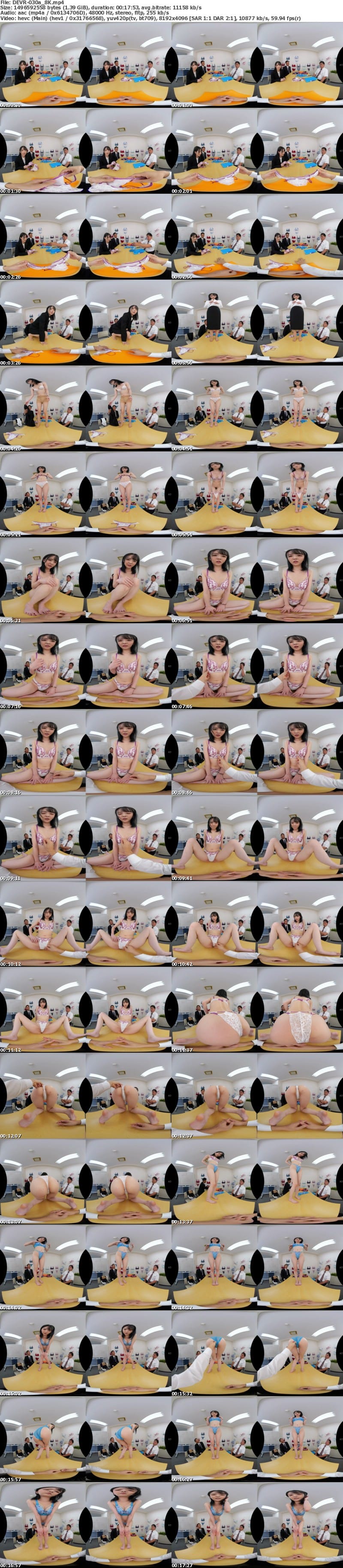 [虛擬實境VR] DEVR-030 【VR】超一流大学卒の色白美人な新入社員に社長命令で下着モデルをさせてみた。 美ノ嶋めぐり