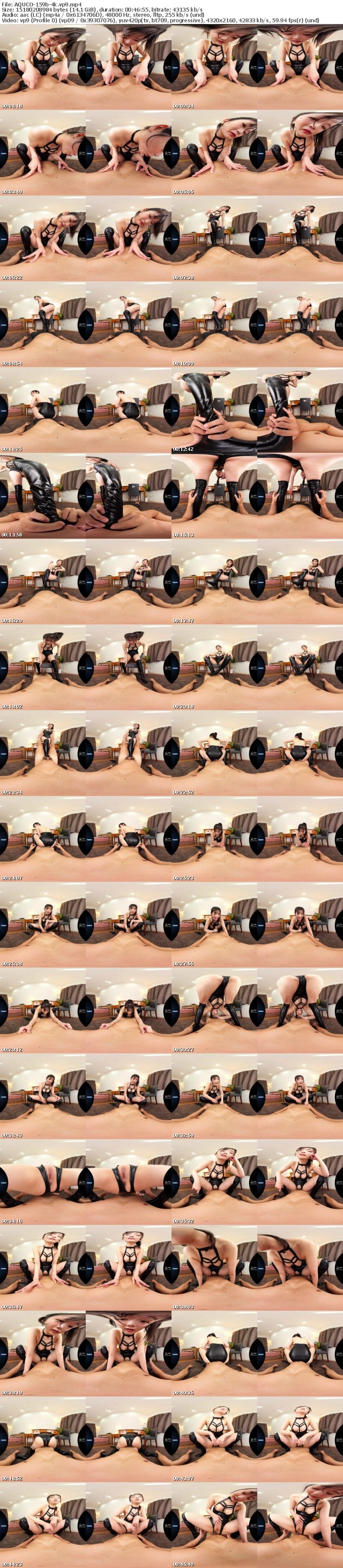 [虛擬實境VR] AQUCO-159 【VR】【革フェチ特化】173cm 長身足長ドSお姉さんの光沢レザーサディスティックファック 滝ゆいな