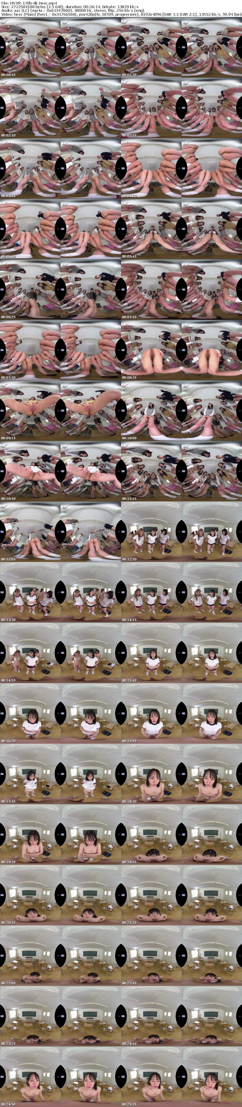 [虛擬實境VR] HNVR-170 【VR】全裸学園 転校してきたら男は僕ひとりだけ！？「全裸当番」という決まりがあってクラスみんなのすっぽんぽんを見られる不思議な学園生活。