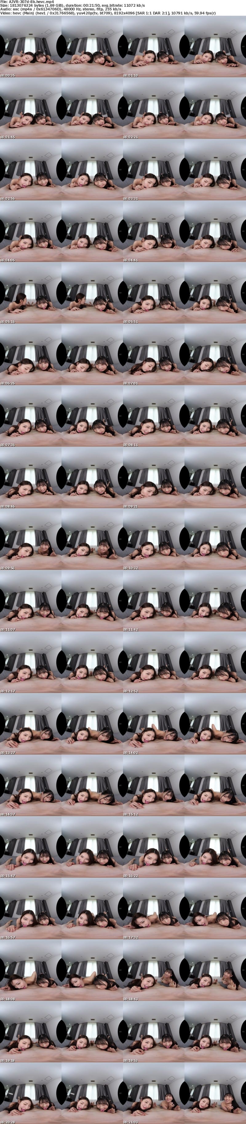 [虛擬實境VR] AJVR-307 【VR】ダブル乳首舐め手コキの天才カウントダウン射精するまで乳首もチ○ポもお留守にしないチュパシコ特化型VR＋常に左右からサンドイッチされる完全密着ハーレム添い寝アングル（AJVR-307）