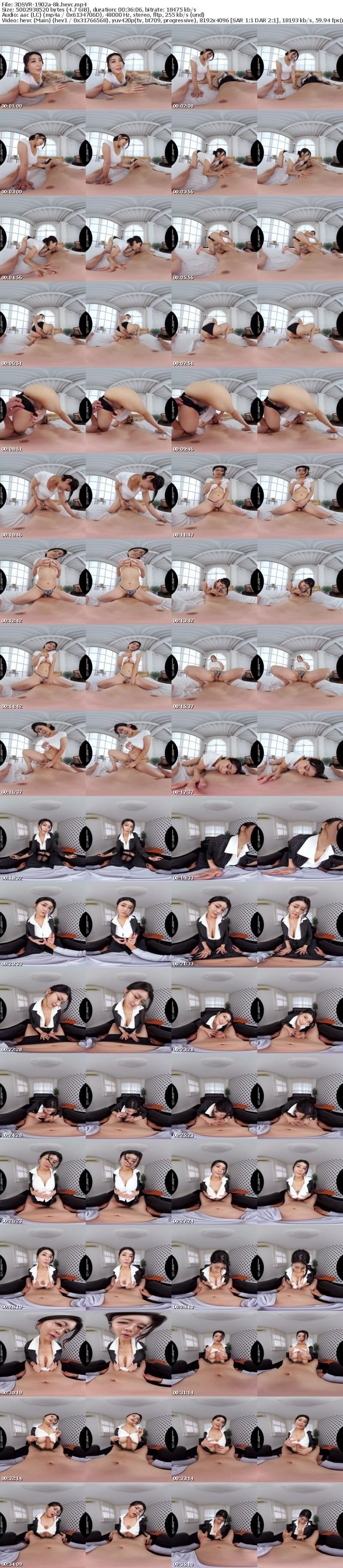 [虛擬實境VR] 3DSVR-1902 【VR】【8K】豊満Fcup悩殺ダイナマイトBODYで密着誘惑スケベお姉さんが最高です。究極のピタピタ卑猥な着衣ファックMANIA