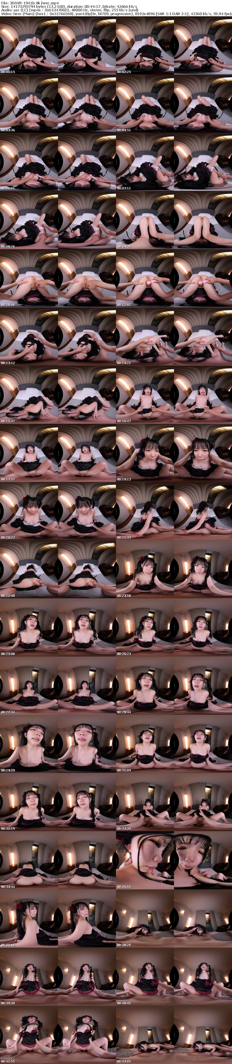 [虛擬實境VR] 3DSVR-1941 【VR】【8K】P活ゴスロリっ子生意気なのでわからせる！ま●こもゴスロリ服も僕の精子で白く染めつくす！ 南日菜乃