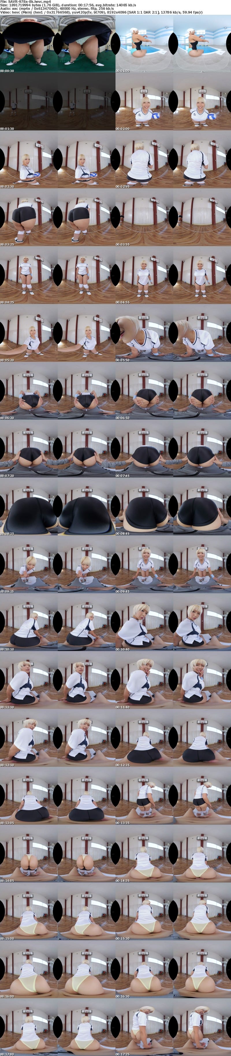 [虛擬實境VR] SAVR-978 【VR】肉感スポ女子の肉体観察3種目 乙アリス