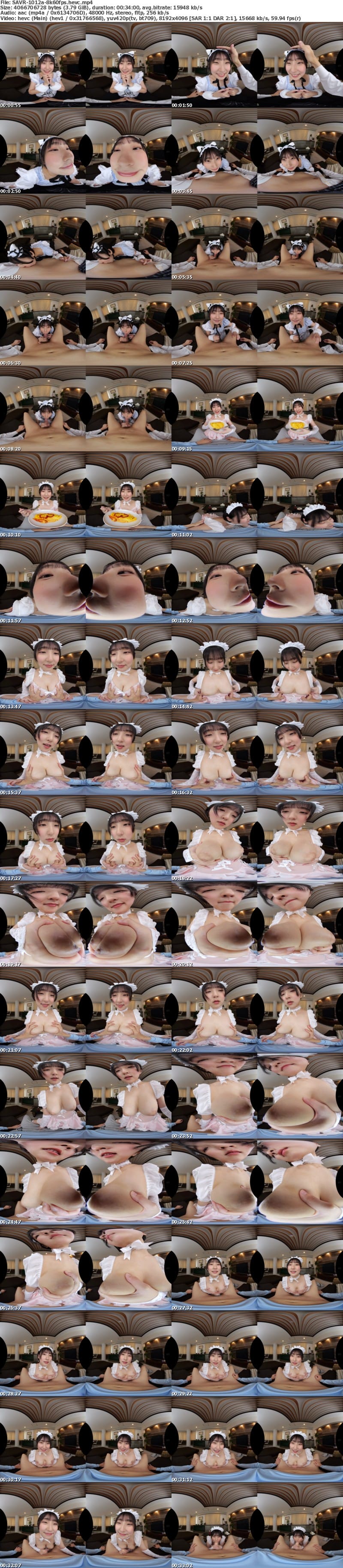 [虛擬實境VR] SAVR-1012 【VR】たわわな新人巨乳メイドはご奉仕フェラがだ～い好き！！胸で挟んで舐めてを繰り返す幸せSEXライフサポート 糸井瑠花