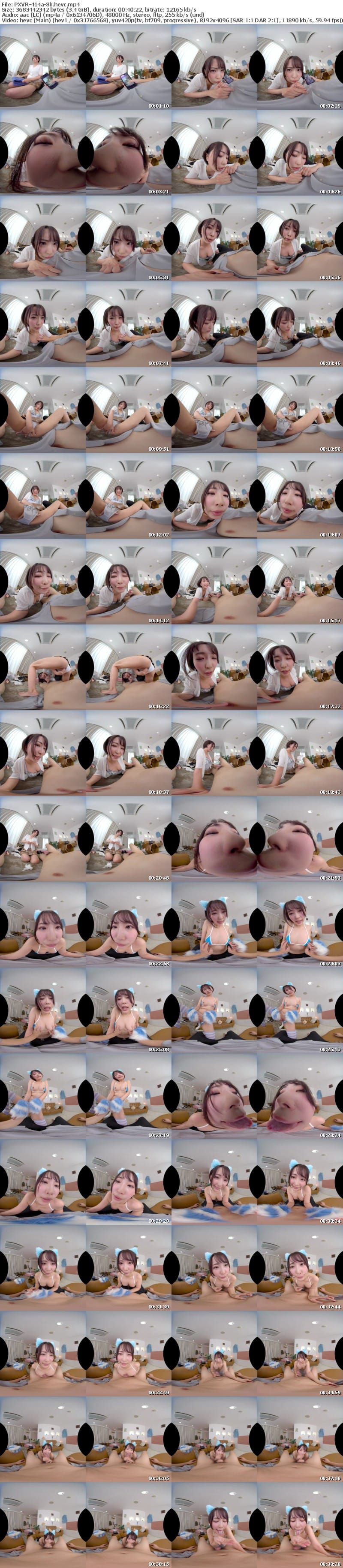 [虛擬實境VR] PXVR-414 【VR】超絶美女が鼻先20センチ！！マンネリ彼氏を猫コス彼女がニャンニャン誘惑し発情密着無限搾精するイチャラブ生交尾！！ 那賀崎ゆきね【8K】