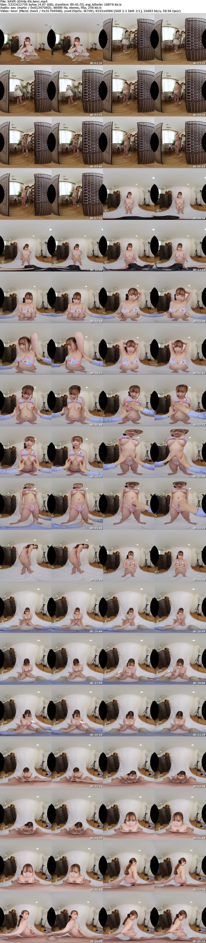 [虛擬實境VR] SAVR-1044  【VR】全身嬲られ水着モデル撮影 セクハラ、性行為の強要……初めての中出し