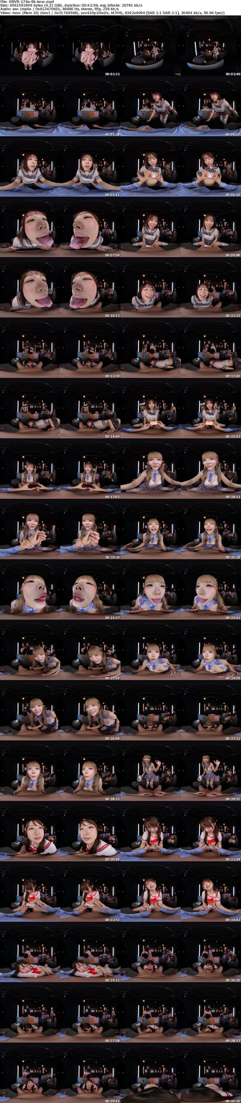 [虛擬實境VR] HNVR-176 【VR】夢のピンサロ10回転コース 10人のピンサロ嬢と入れ替わりノンストップ10回転 この中で中出しできる女の子は誰だ！？さらに本サロ嬢が増えた？無法地帯になったピンサロ店をリアル再現