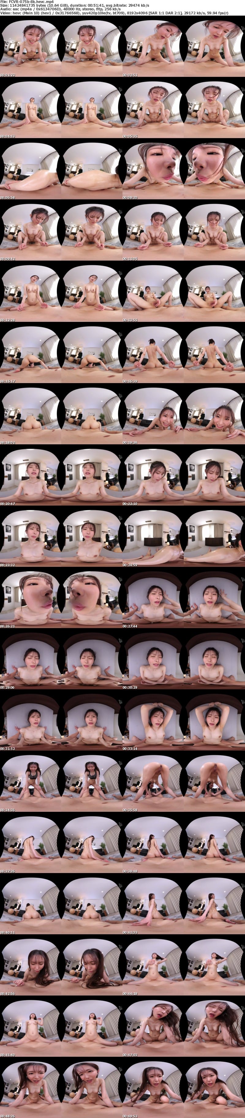 [虛擬實境VR] FCVR-075 【VR】【Fitch高画質8K肉感VR】汗が滴る国宝級クビレと密着淫語で僕を誘惑する小悪魔パーソナルトレーナー 響蓮