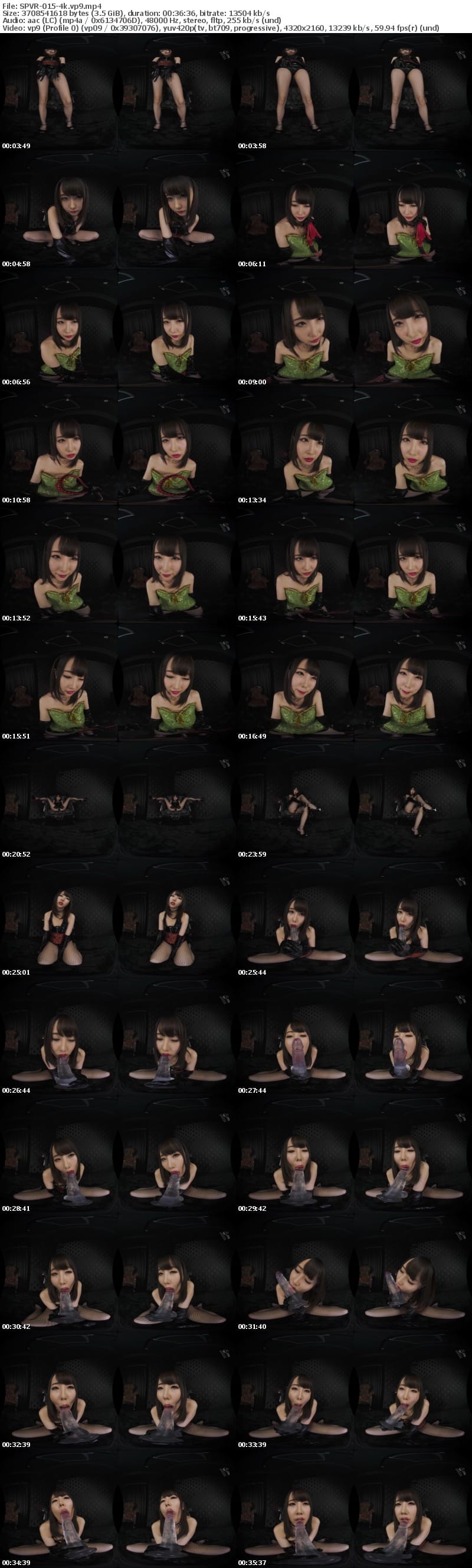 [虛擬實境VR] SPVR-015 【VR】さく女王様の調教部屋 黒崎さく