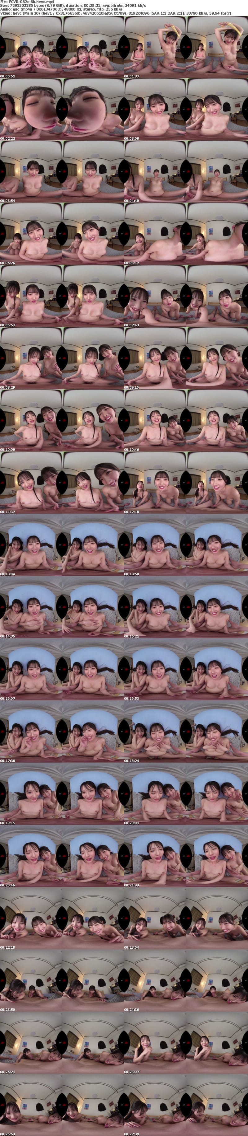 [虛擬實境VR] FCVR-082 【VR】超至近距離！笑顔が可愛いW顔面国宝の美少女義姉にいっぱい舐められる！！ 巴ひかり 佐藤愛瑠